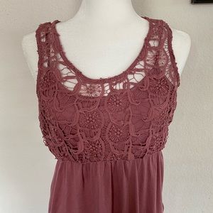 Altar'd State Maxi Mauve Dress - Size Medium